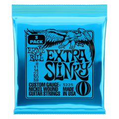 Ernie Ball Slinky Nickel Wound Electric Guitar Strings - 3 Pack ( Multiple Gauges )