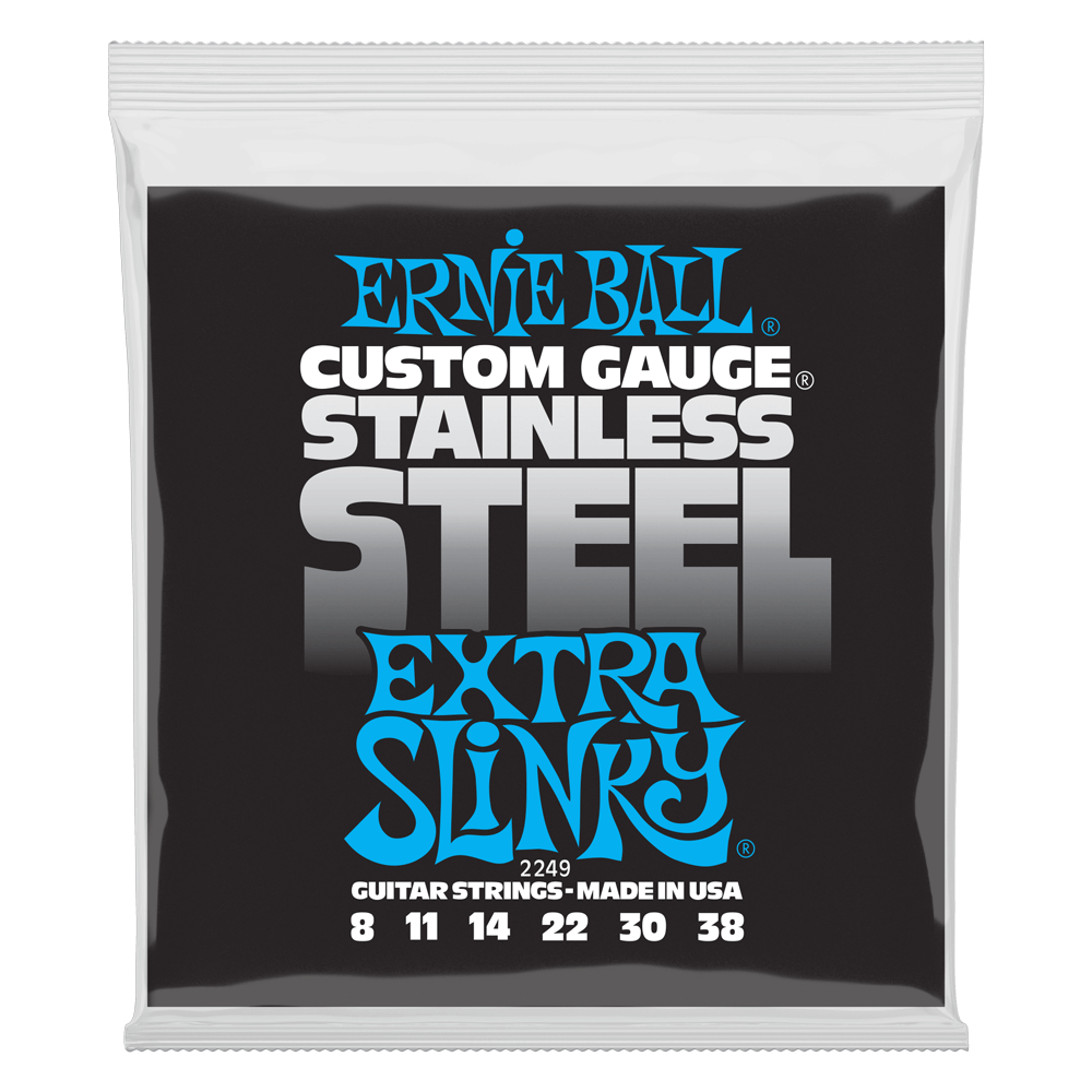 Ernie Ball Slinky Stainless Steel Wound Electric Guitar Strings ( Multiple Gauges )