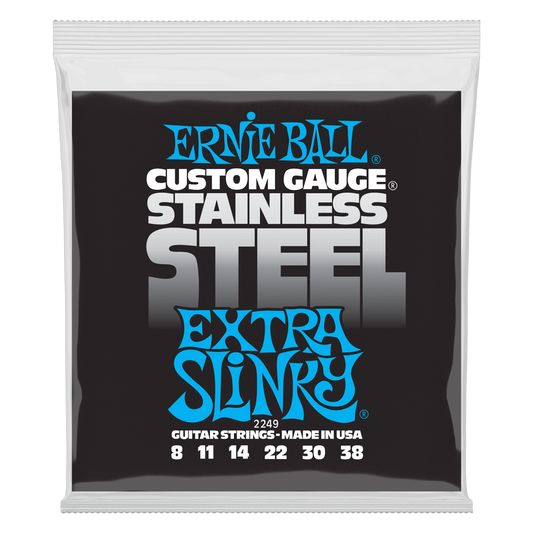 Ernie Ball Slinky Stainless Steel Wound Electric Guitar Strings ( Multiple Gauges )