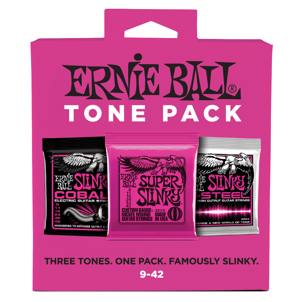 Ernie Ball Slinky Tone Electric Guitar strings Pack