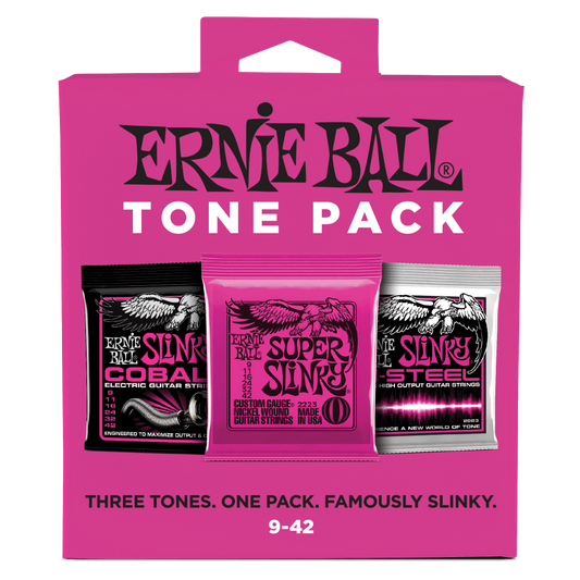 Ernie Ball Slinky Tone Electric Guitar strings Pack