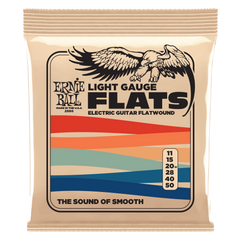 Ernie Ball Stainless Steel Flatwound Electric Guitar Strings