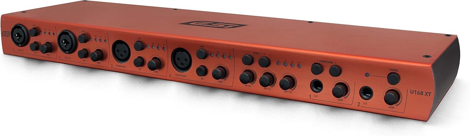 ESI U168 XT | Professional 24-bit USB Audio Interface with 16 Inputs / 8 Outputs