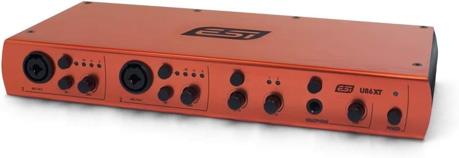 ESI U86XT [8IN / 6OUT Professional 24bit USB Audio Interface] U86XT