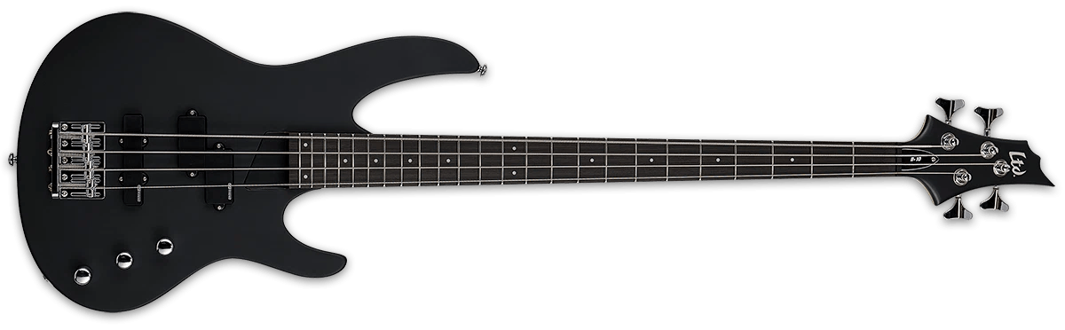 ESP B-10 4-String Electric Bass Guitar - Black Satin