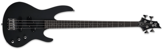 ESP B-10 4-String Electric Bass Guitar - Black Satin