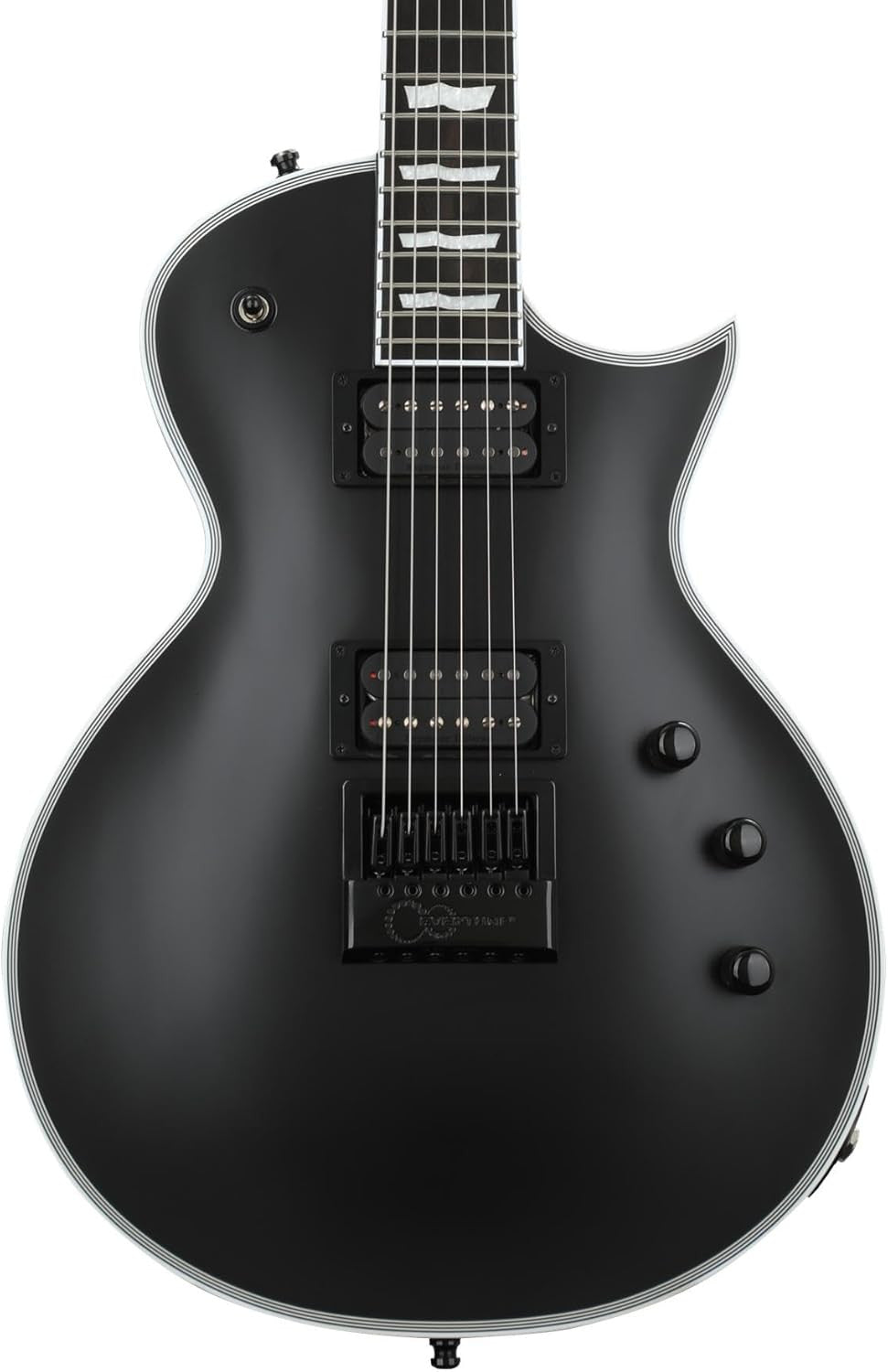 ESP E-II ECLIPSE EVERTUNE 6-Strings Electric Guitar - Black Satin