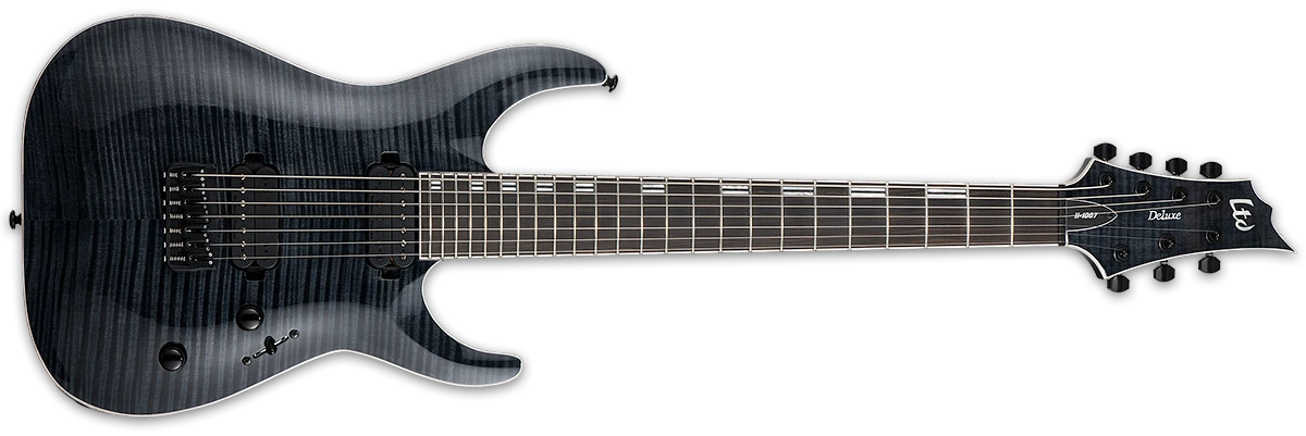 ESP LTD H-1007 6-Strings Electric Guitar with Bag - See Thru Black