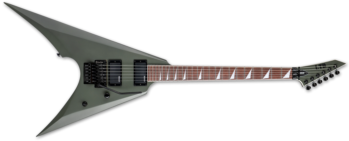 ESP LTD Arrow-200 Electric Guitar - Military Green Satin