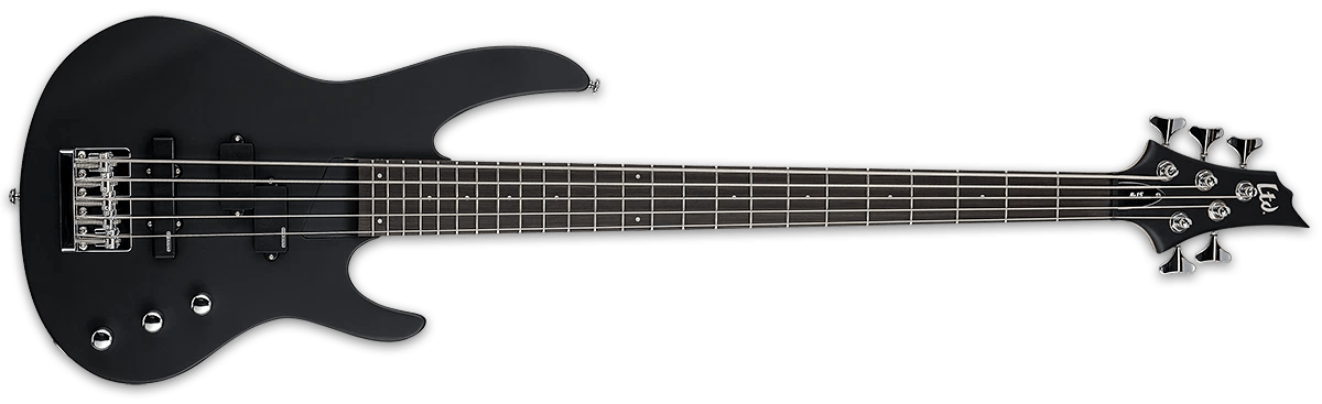 ESP LTD B-15 5-String Electric Bass Guitar - Satin Black