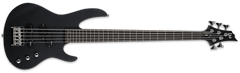 ESP LTD B-15 5-String Electric Bass Guitar - Satin Black