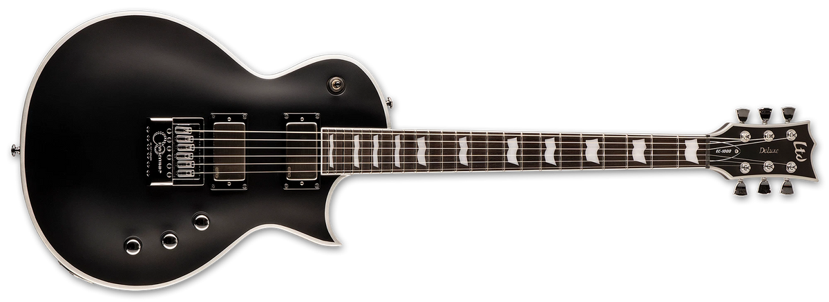 ESP LTD EC-1000 Evertune BB 6-Strings Electric Guitar with bag - Black Satin