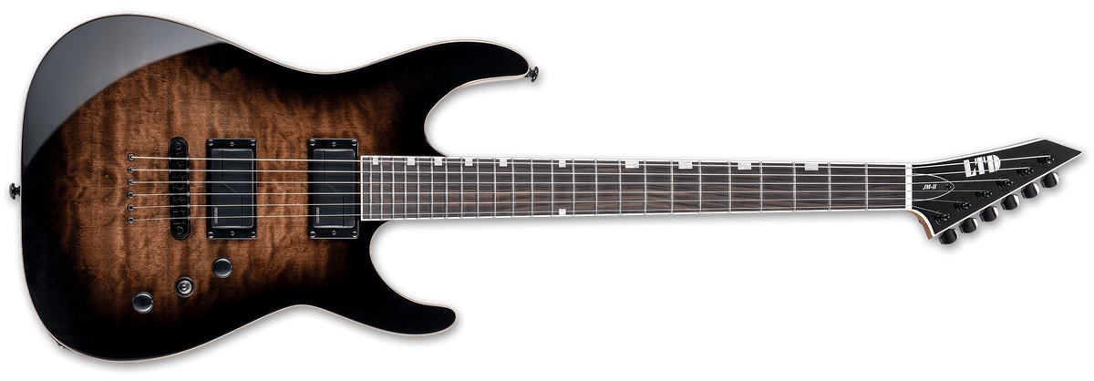 ESP LTD JM-II Josh Middleton Signature Electric Guitar - Black Shadow Burst