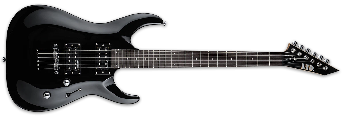 ESP LTD MH-10 6-String Electric Guitar with bag - Black