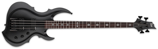 ESP LTD TA-204 FRX 4-String Electric Bass Guitar - Black Satin