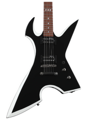 ESP MAX-200 RPR Electric Guitar With Bag - Black with White Bevels
