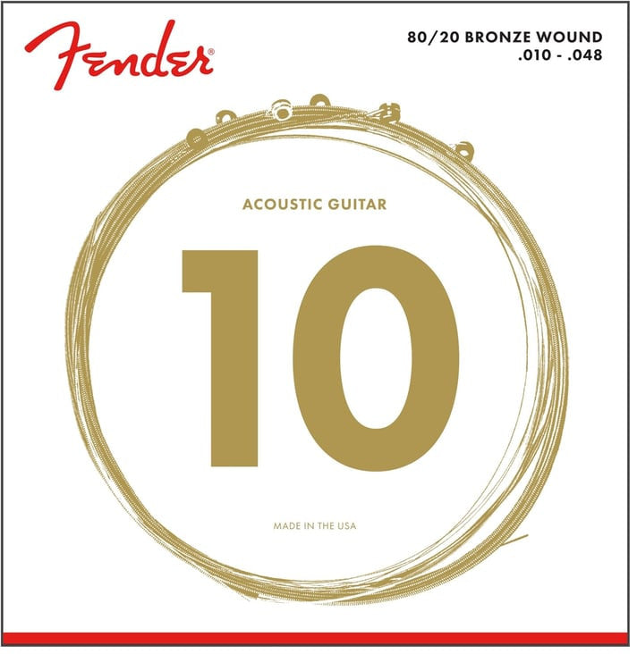 Fender Acoustic Guitar String 80/20 Bronze