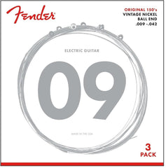 Fender Electric Guitar String Original Pure Nickel 150 .009-.042 150L -3 pack 730150309