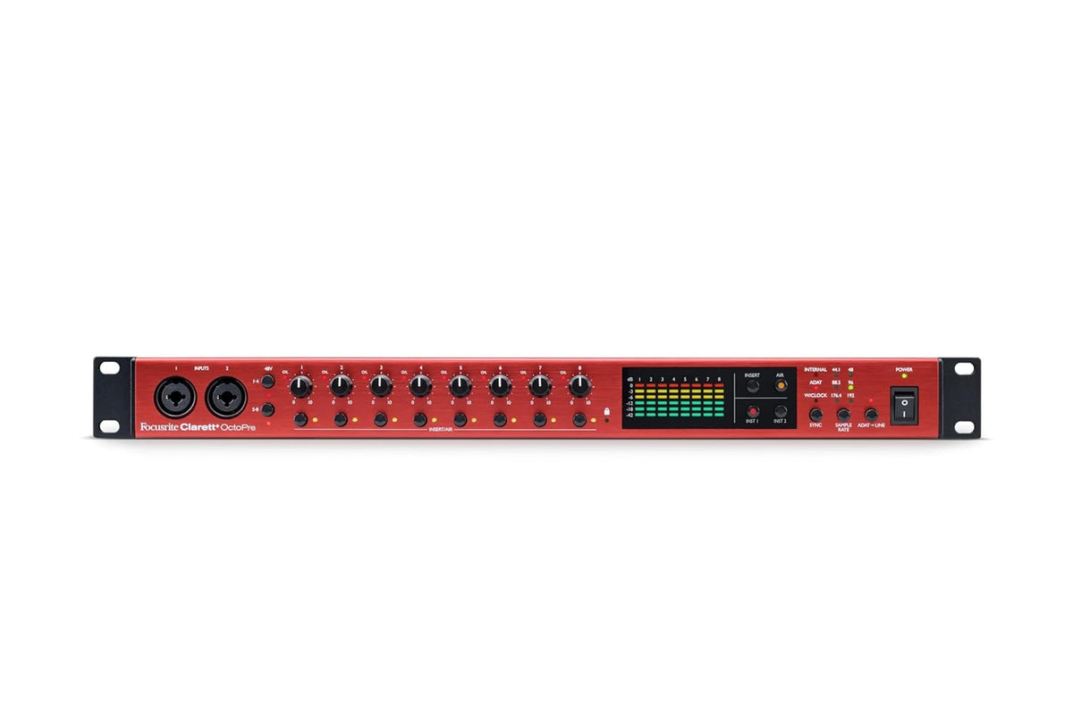 Focusrite Clarett+ OctoPre 8-Channel ADAT Preamp