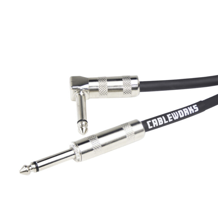 Gator CableWorks Backline Series Straight to Angle instrument Cable ( 10FT/20FT )