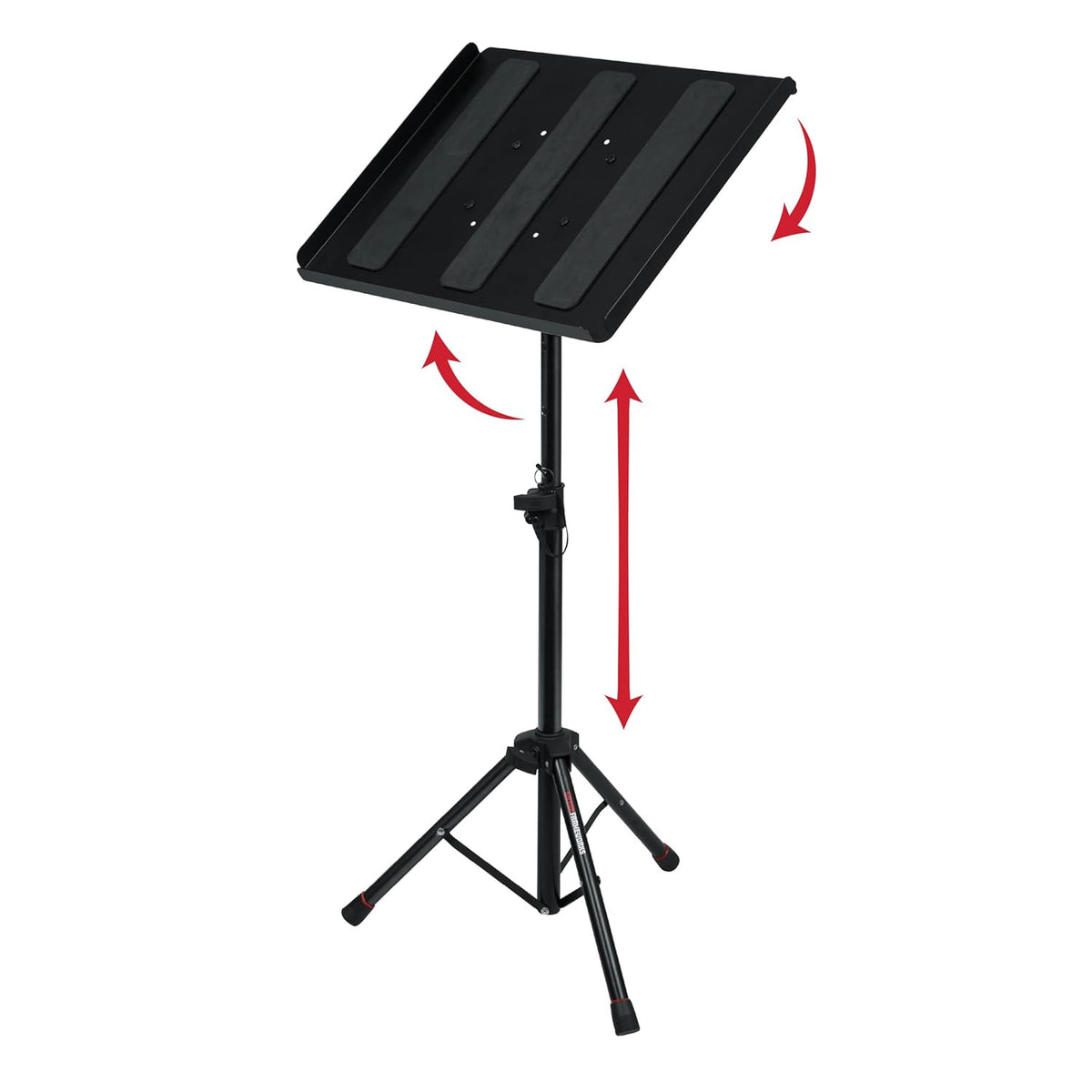 Gator GFW UTL MEDIATRAY1 Media Tray with Tripod Laptop Stand