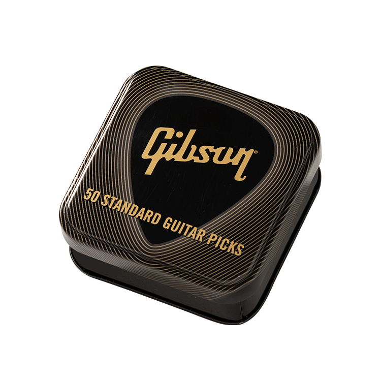 Gibson APRGG50-74 Standard Guitar Picks Tin - 50 Pcs.