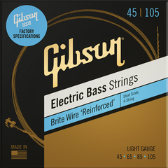 Gibson Brite Wire 4-String Electric Bass Strings, Short Scale