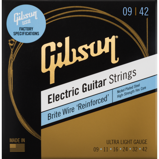Gibson Brite Wire 'Reinforced' Electric Guitar Strings