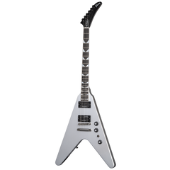 Gibson Dave Mustaine Flying V EXP Electric Guitar - Silver Metallic DSVX00S1BC1
