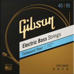 Gibson Flatwound Steel Electric Bass Strings, Long Scale