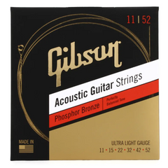 Gibson Phosphor Bronze Acoustic Guitar Strings ( Multiple Gauges )