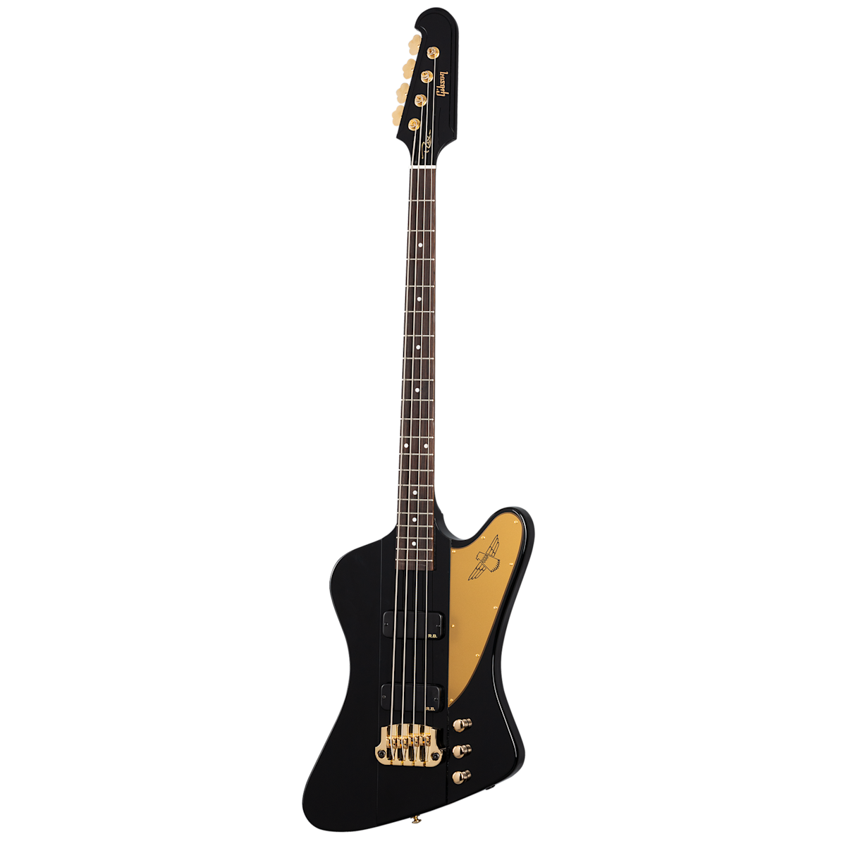 Gibson Rex Brown Signature Thunderbird Electric Bass Guitar - Ebony BAT4RB00EBGH1