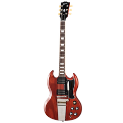 Gibson SG Standard 61 Faded Maestro Vibrola Electric Guitar - Vintage Cherry SG61VF00AYNH1