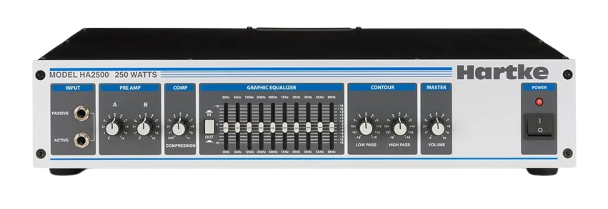 Hartke HA2500 Bass head Amplifier 250WATTS