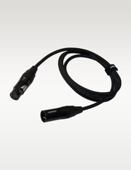 Hawk Gold Series XLR Male to XLR Female SXFG-005 Cable-1.5 Meter - Black