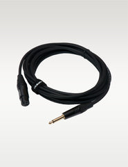 Hawk SXFP-016 Gold Series TS Male to XLR Female Cable - 5 Meter Black
