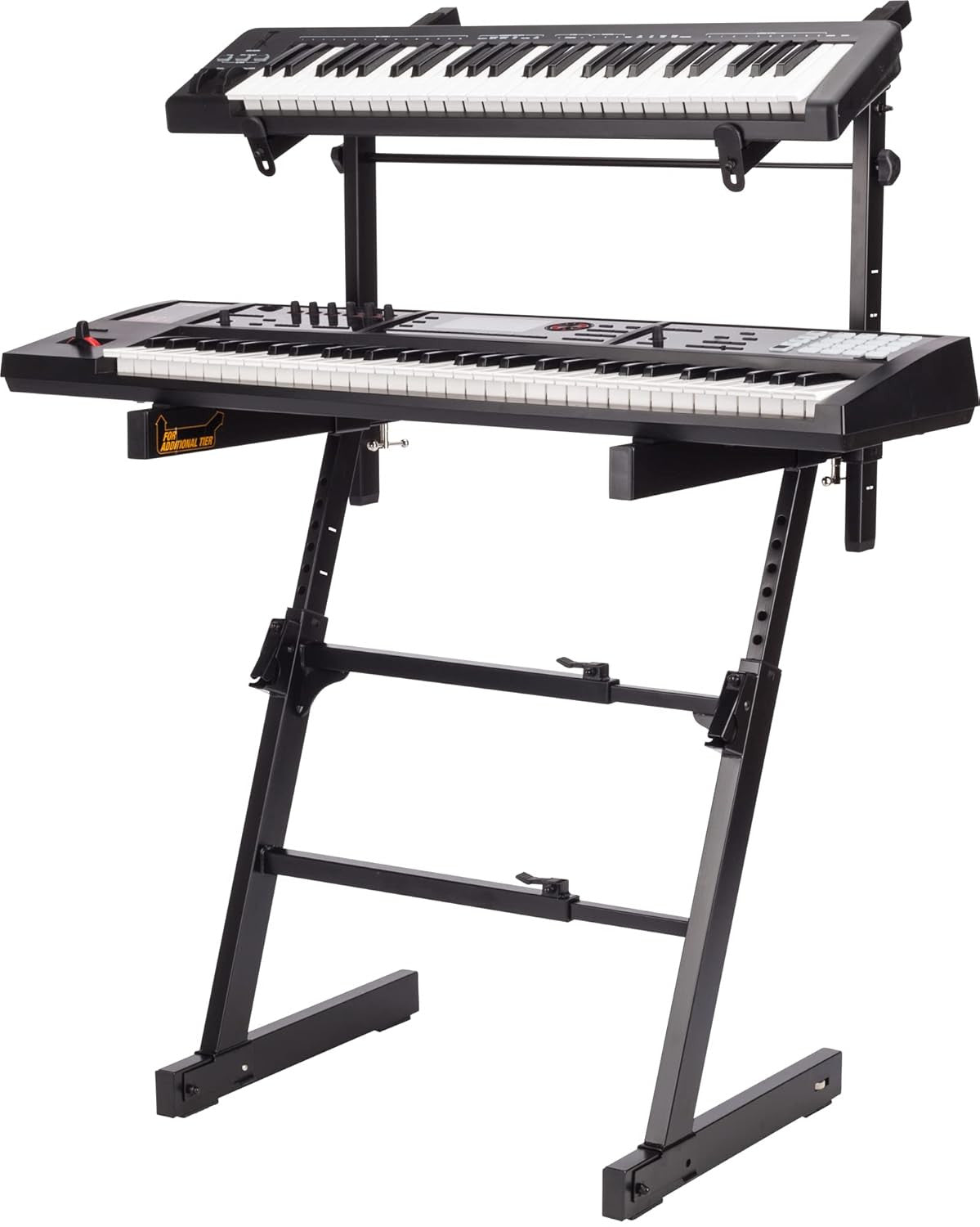 Hercules KS410B Z-Stand Double Tier Keyboard Stand with Autolock