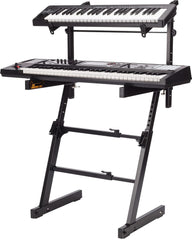 Hercules KS410B Z-Stand Double Tier Keyboard Stand with Autolock