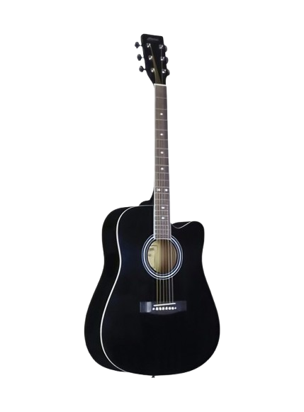 Hertz HZA 3900 EQ Acoustic Guitar BK