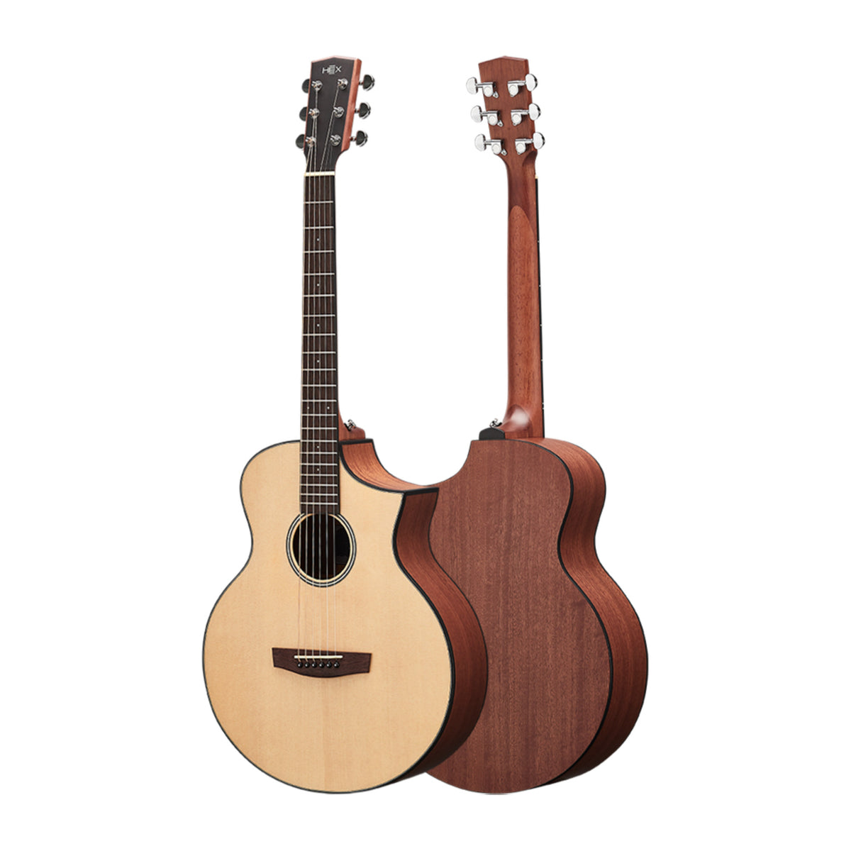 Hex HIVE series L100C Little folk 38inch cutaway Acoustic Guitar