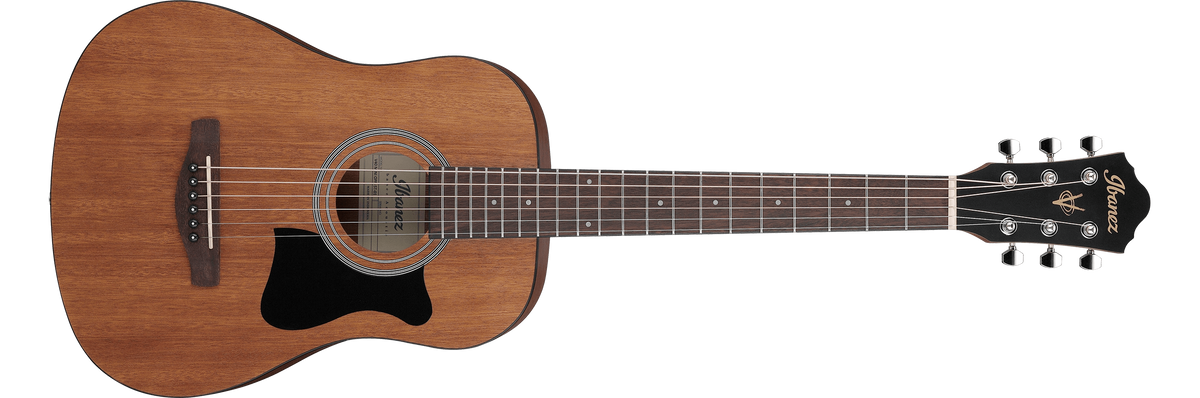 Ibanez Acoustic Guitar Mini Dreadnought Open Pore Natural V44MINI-OPN