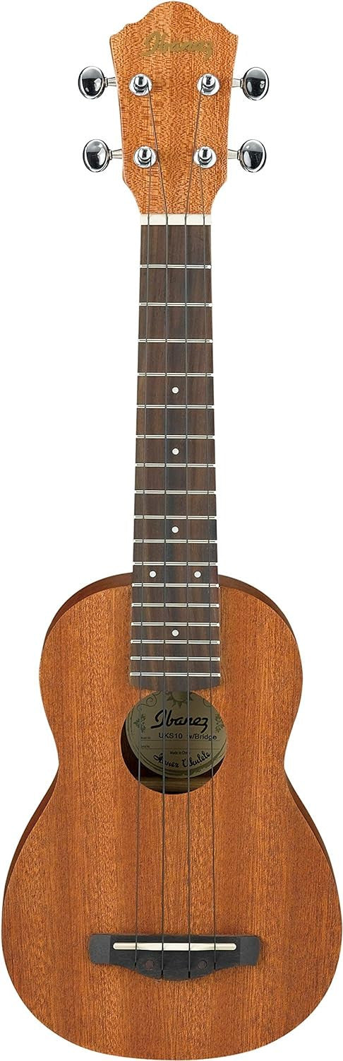 Ibanez Acoustic Soprano Ukulele with Bag UKS10