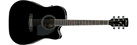 Ibanez electro-acoustic guitar PF15ECE-BK