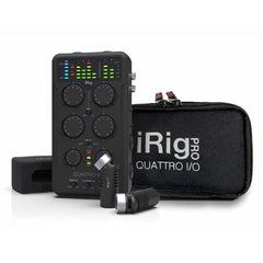 IK Multimedia iRig Pro Quattro - I/O 4-input professional field recording interface and mixer