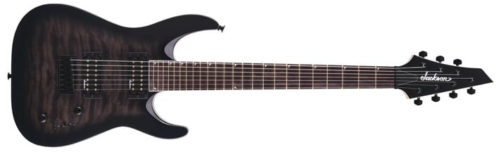 Jackson Electric Guitar Dinky JS 22Q-7 DKA HT Arch Top Transparent Black Burst	2918804585