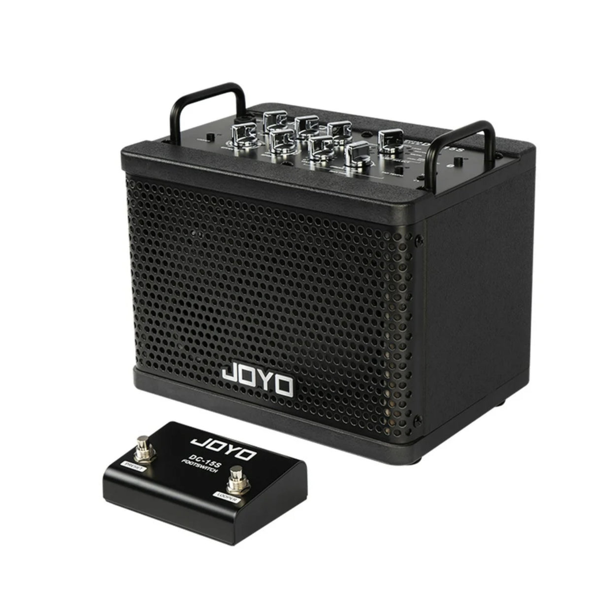 JOYO DC-15 S 15W Guitar Amplifier with Multi-FX, Looper, Bluetooth, Footswitch & Drums
