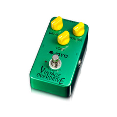 JOYO JF-01 Vintage Overdrive Guitar Pedal – True Bypass, DC 9V & Battery Powered