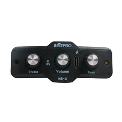 Justpro MB3 Guitar Pickup with Two-Band EQ and Rechargeable Battery