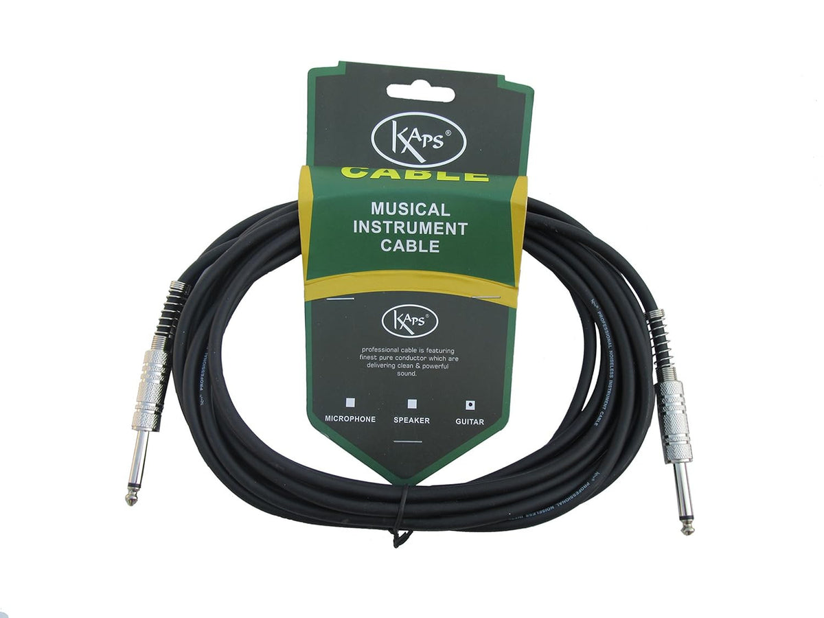 Kaps Guitar cable KC-102-10 - 10 Meter cable Black