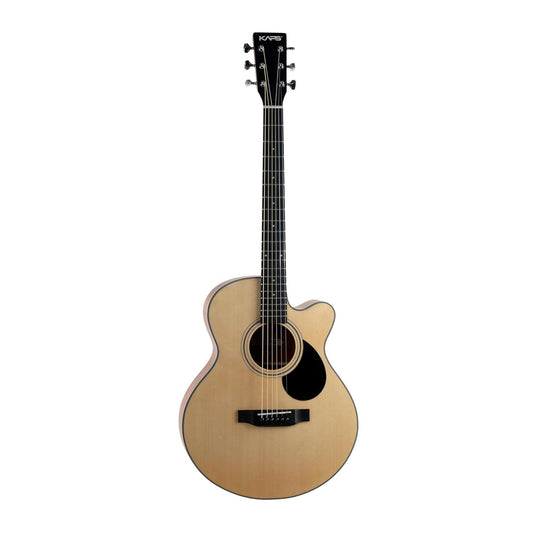 KAPS K-400C S-NT Acoustic Series 40 Inch Cutway Acoustic Guitar